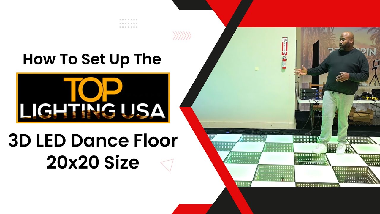 Walkthrough Of The 3D LED Dance Floor With Ty At The RevoSpin LA Location!