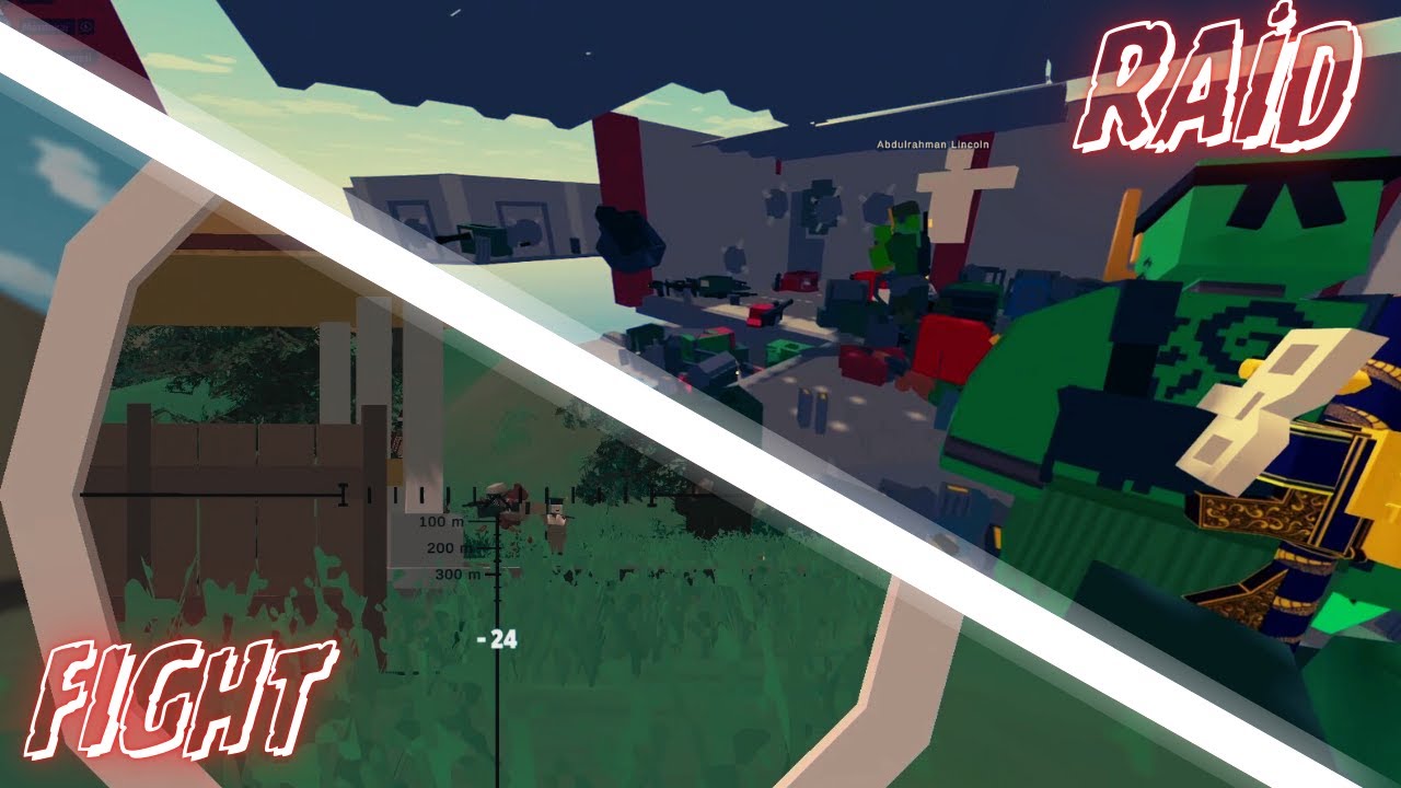 PVP+RAİD İKİSİ BİR ARADA DİZİ TADINDA l Unturned Emek