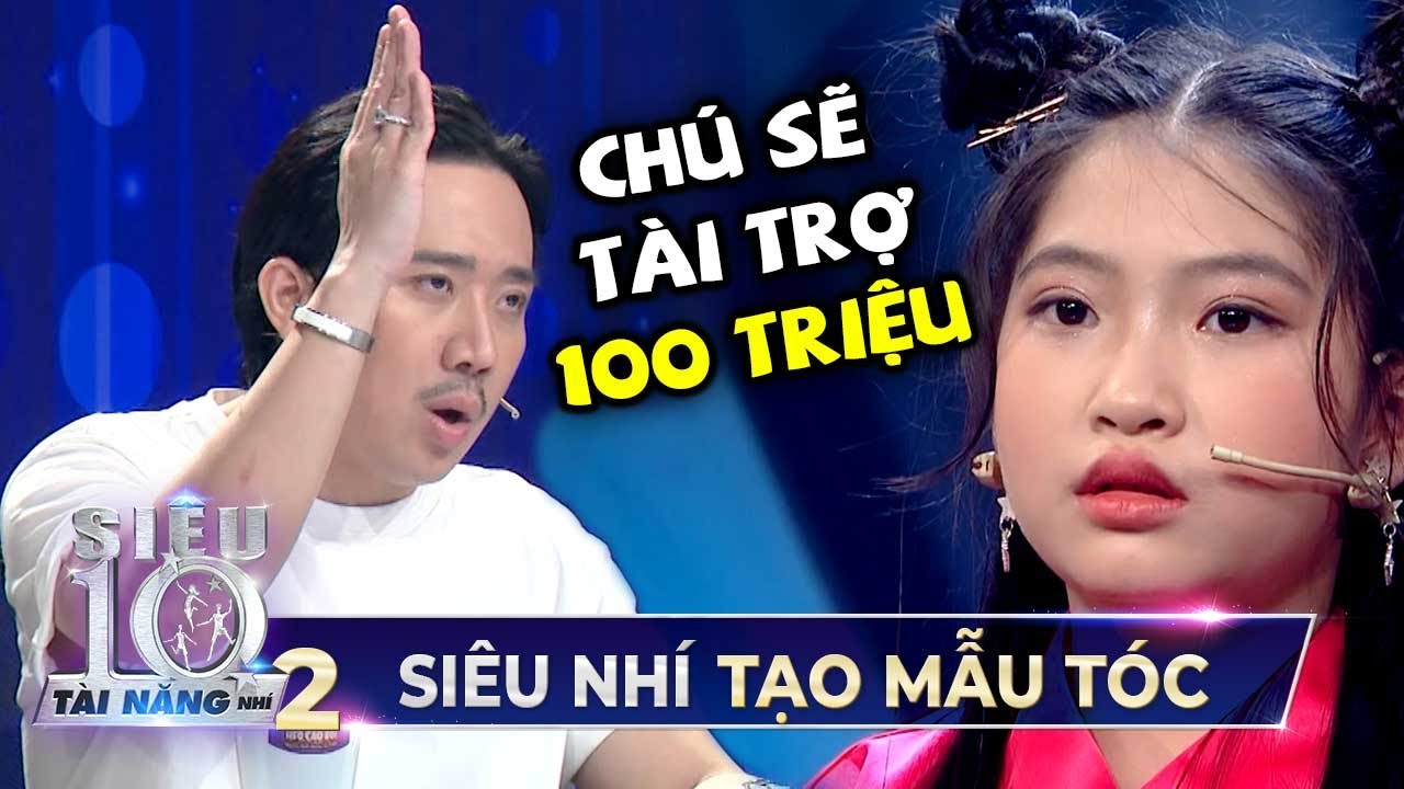 Trấn Thành tặng hơn '100 TRIỆU' cho Siêu Nhí Tạo Mẫu Tóc chỉ với một 'ĐIỀU KIỆN' duy nhất