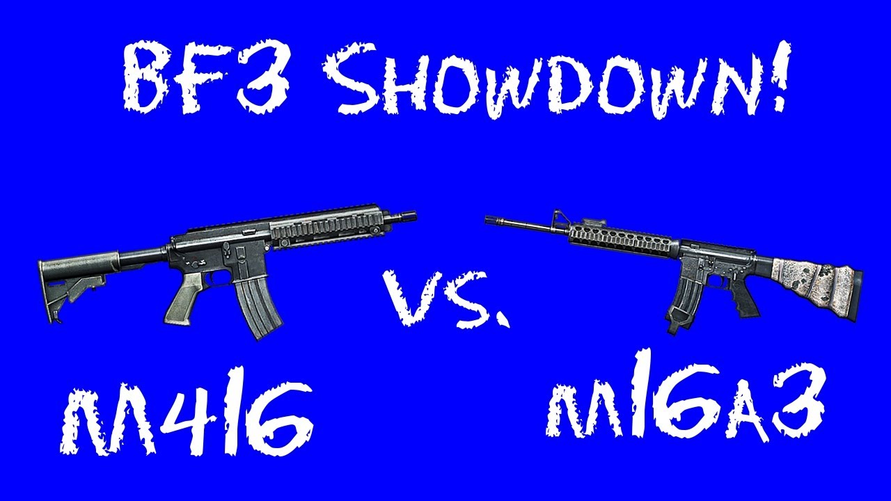 BF3 Showdown - M416 vs M16A3