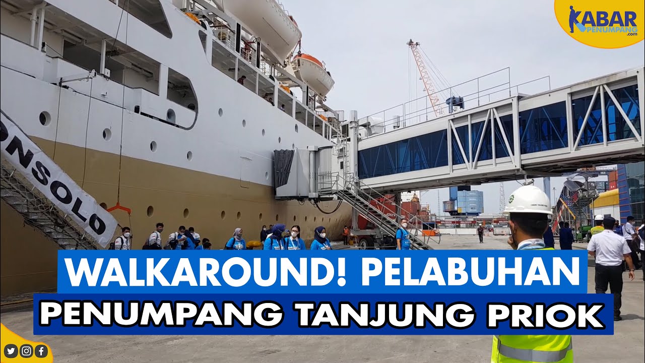 Jalan-jalan di Terminal Penumpang Pelabuhan Nusantara Pura Tanjung Priok