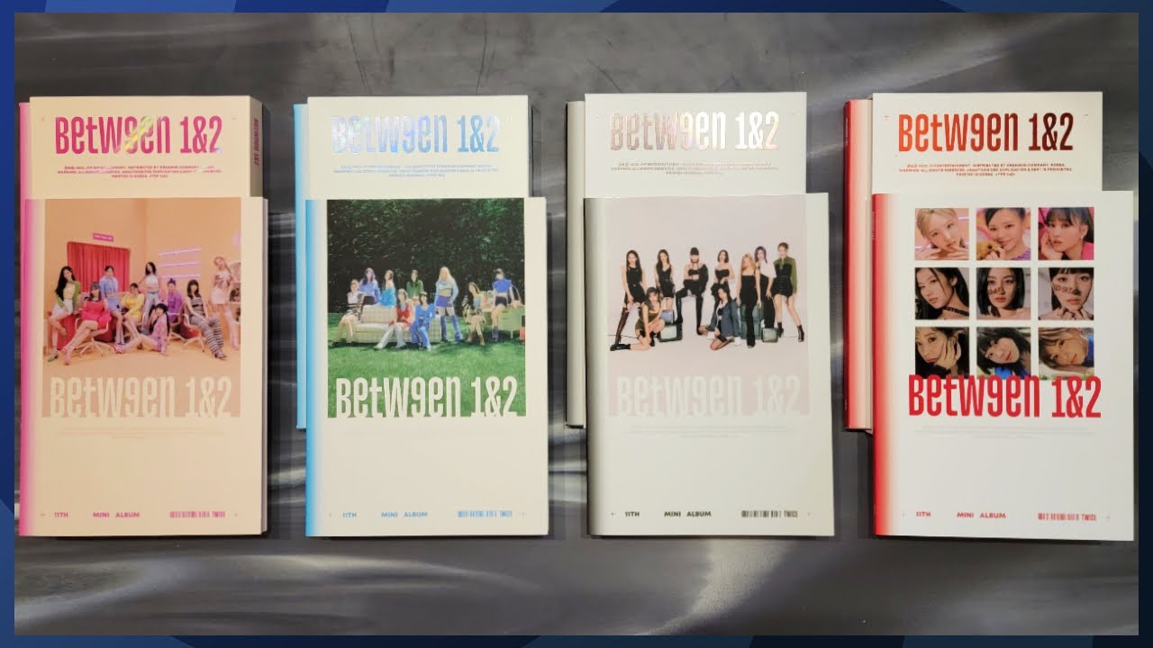 Распаковка всех версий 11-го мини-альбома TWICE «BETWEEN 1&2»