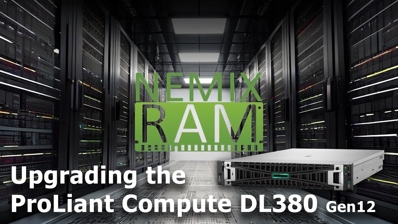 HPE ProLiant DL380 Gen12 Server | Upgrade to 8TB DDR5 6400MHz ECC Memory with NEMIX RAM