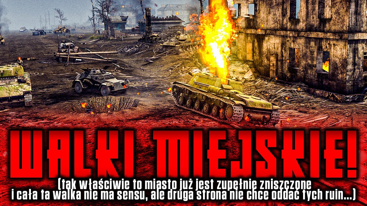 WIELKIE KRWAWE WALKI MIEJSKIE ALIANCI VS WEHRMACHT W GATES OF HELL MULTIPLAYER PL
