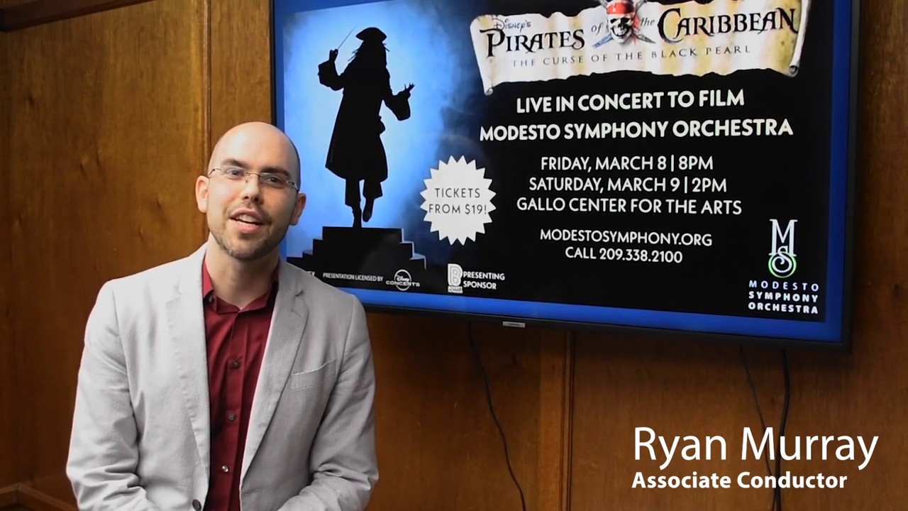 Ryan Murray invites you to Disney in Concert Pirates of the Caribbean: The Curse of the Black Pearl