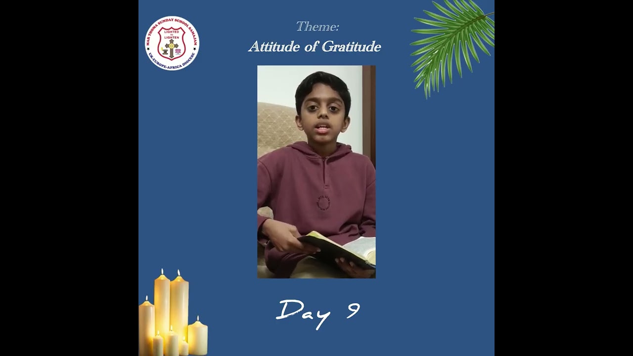 Daily Lenten Meditation | Day 9 | Aiben Abraham | Intermediate, Holy Trinity MTC, Nottingham