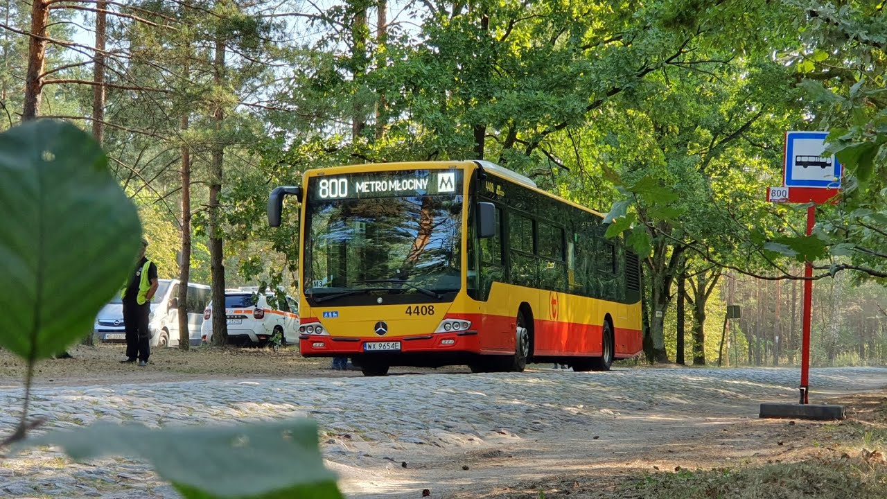 [800] MZA Warszawa Przejazd Mercedesem Conecto LF #4408 na linii 800 ➡️Pociecha