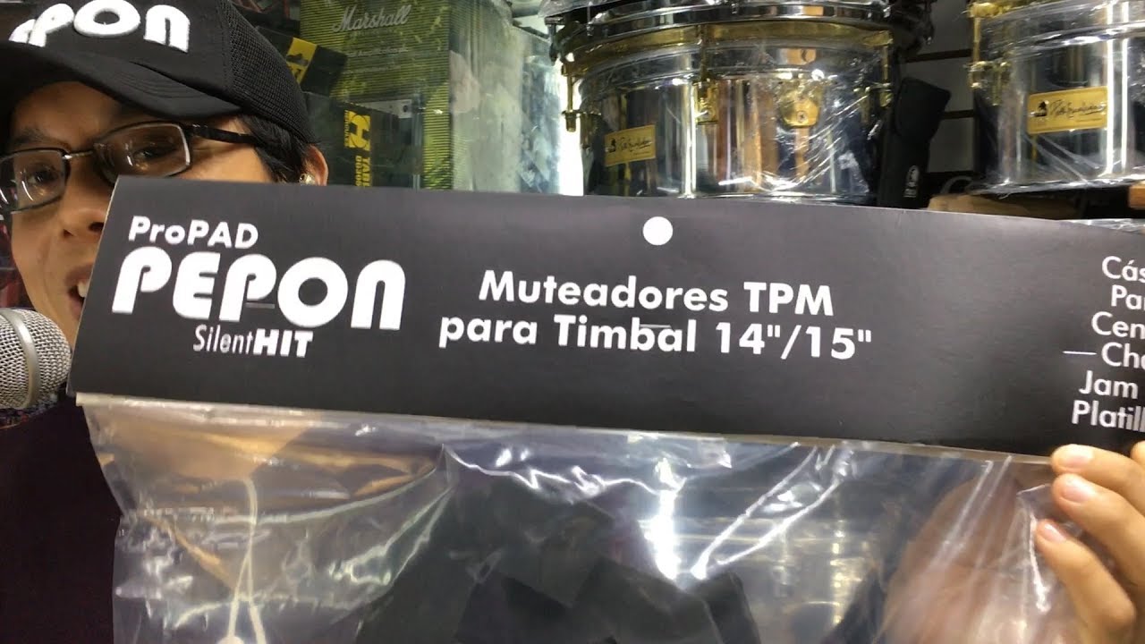 SET DE MUTEADORES PARA TIMBAL PROPAD PEPON SILENT HIT