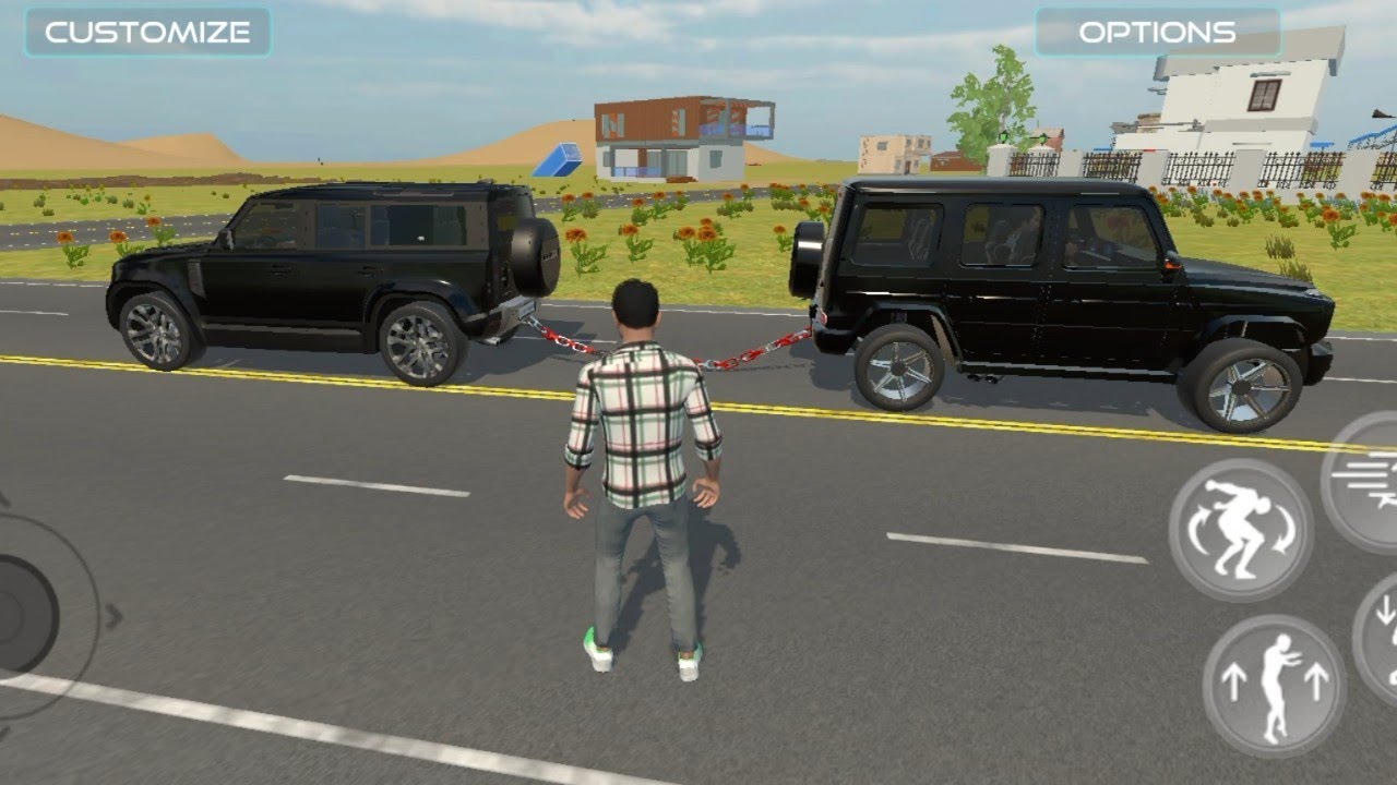 G-WAGON vs DEFENDER  ||  in Indian vehicles simulator 3d 