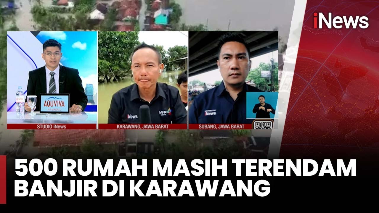 Banjir Karawang & Subang, 200 Orang Masih Mengungsi di Bawah Fly Over | iNews Siang 27/1