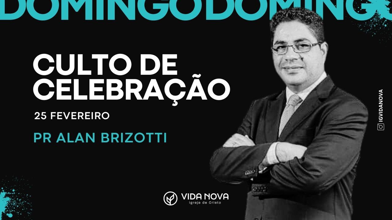 Culto ao vivo - Pr Alan Brizotti - Domingo - Igreja Vida Nova