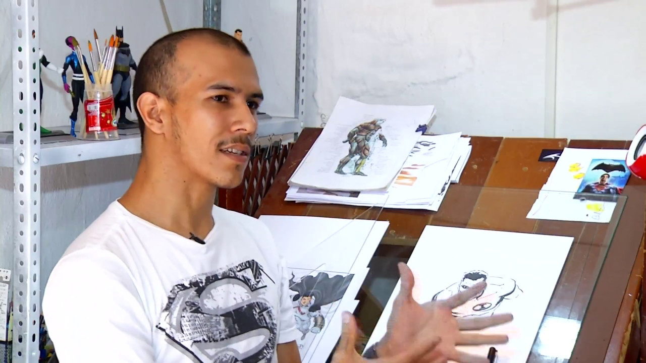 Alexandre Nascimento, Quadrinista, Entrevista TV Diário.