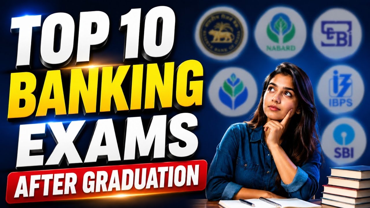 Top 10 Banking Exams After Graduation | Bank Exams 2026 | By Vaibhav Srivastava