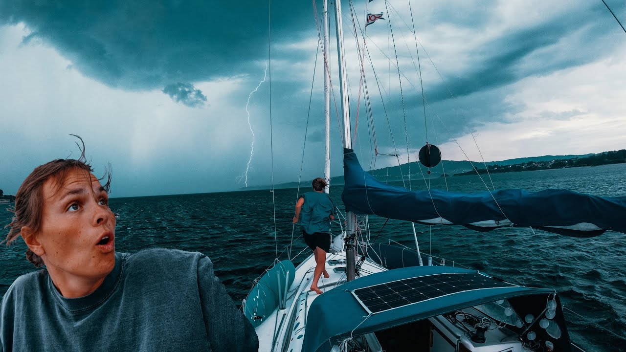 Gewitter auf dem Segelboot | Wenn der Wind 5x so stark wird..