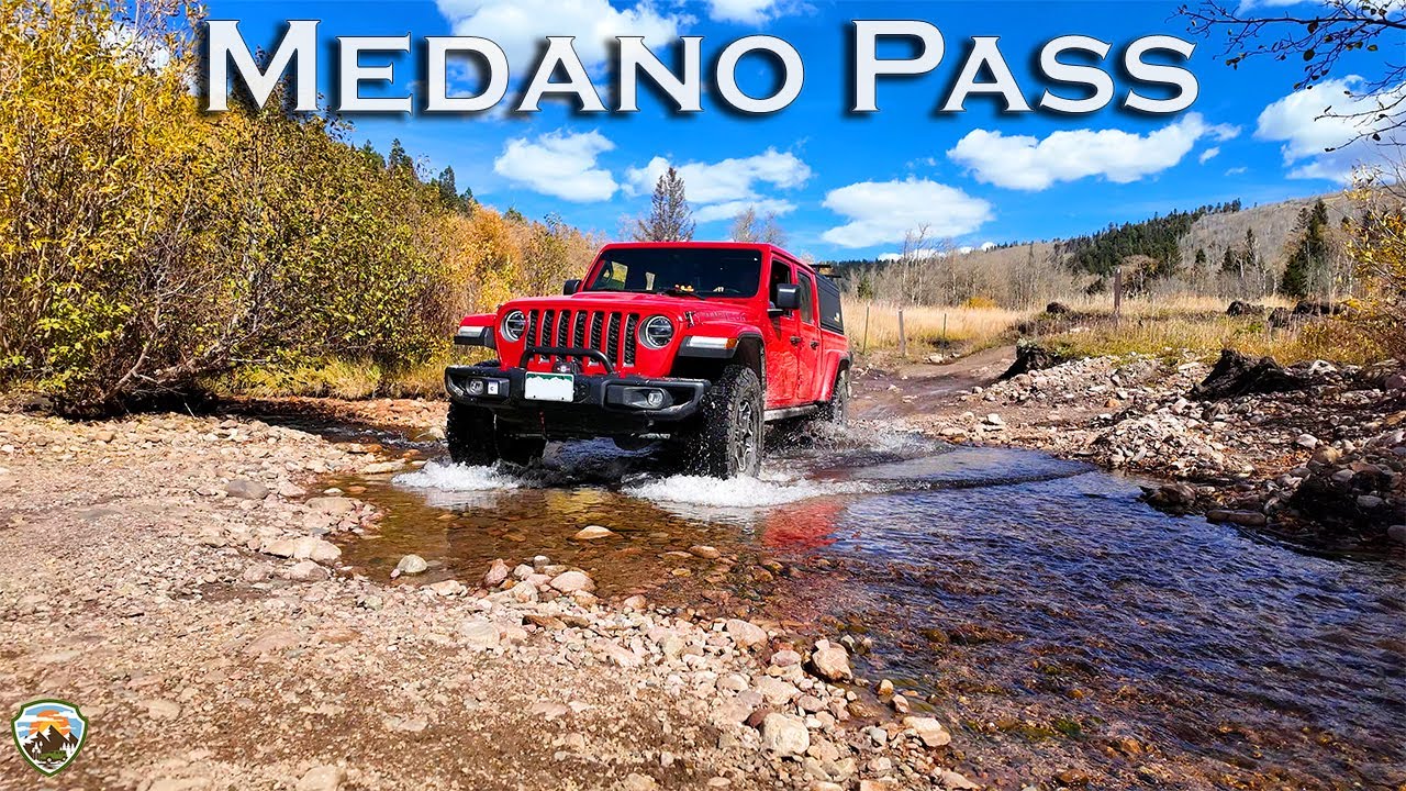 Medano Pass to Great Sand Dunes National Park, CO | Water Crossings, Campsites, Yellow Aspens Galore