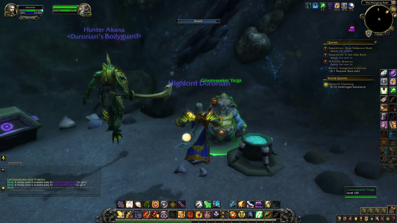 Gloomseeker Yarga Location | World of Warcraft BFA 8.2.5