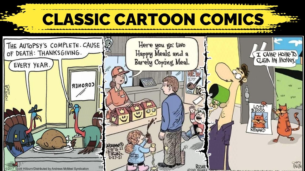 Classic Cartoon Strips You'll Laugh At 😂 | Funniest Vintage Comic Humor Compilation