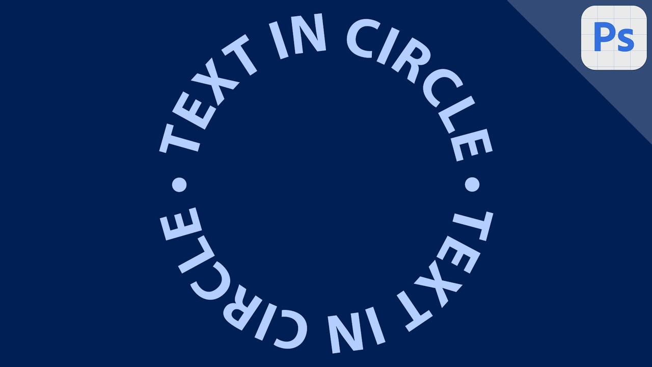 Type Text in Circle (New Method) | PHOTOSHOP TUTORIAL - BETA
