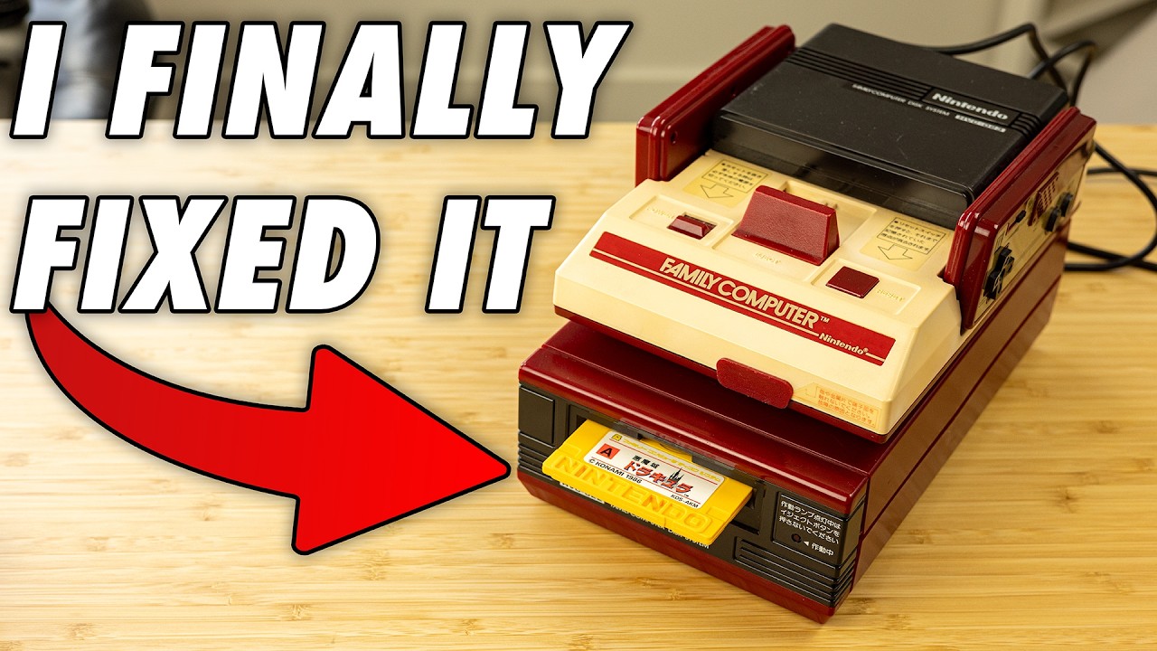 Finally Fixing My Famicom Disk System!