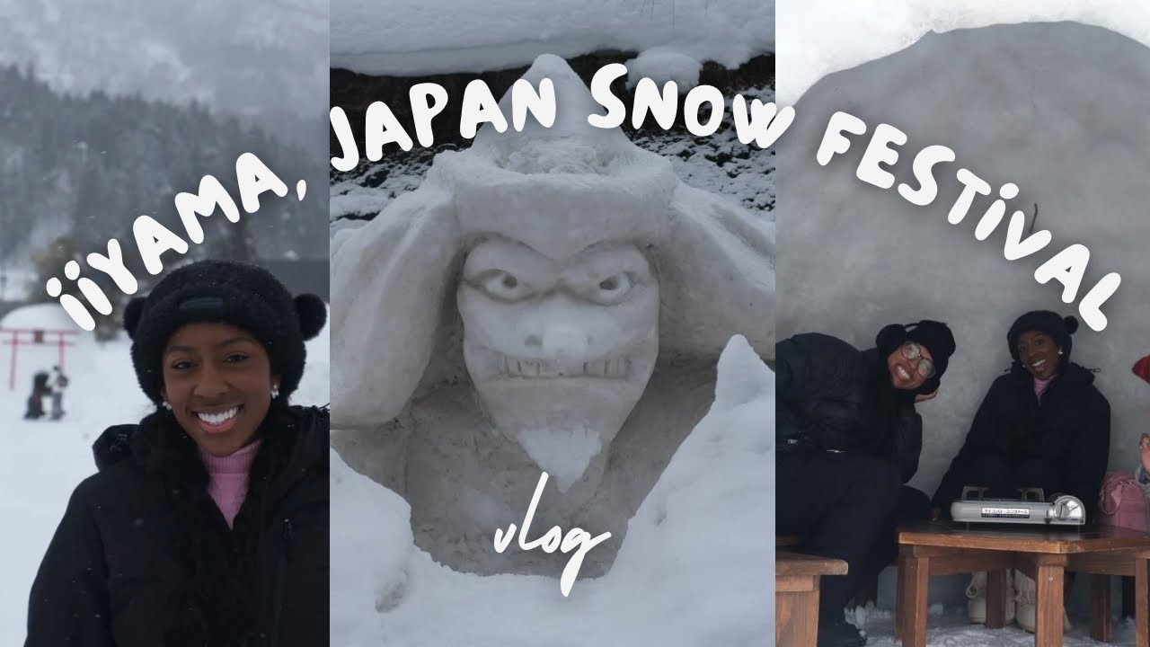 Iiyama, Japan Snow Festival| Igloo Restaurant vlog
