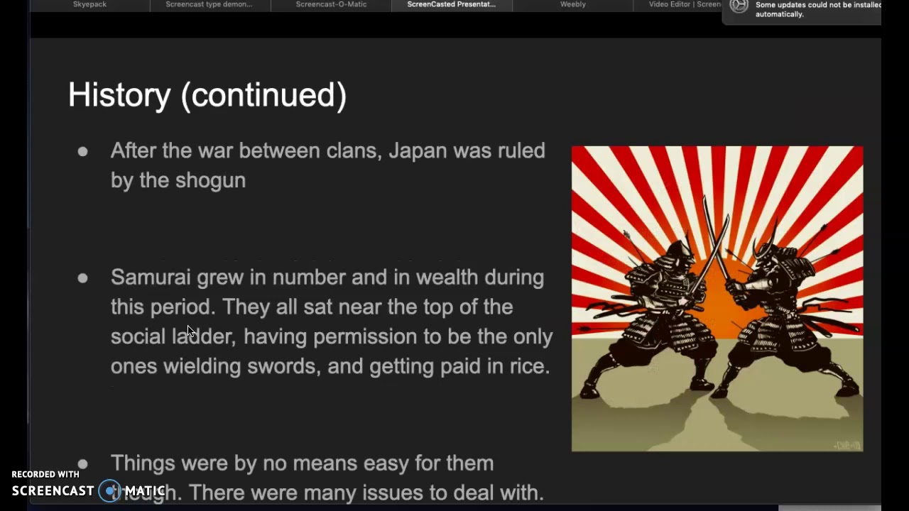 Screencasted Samurai Presentation