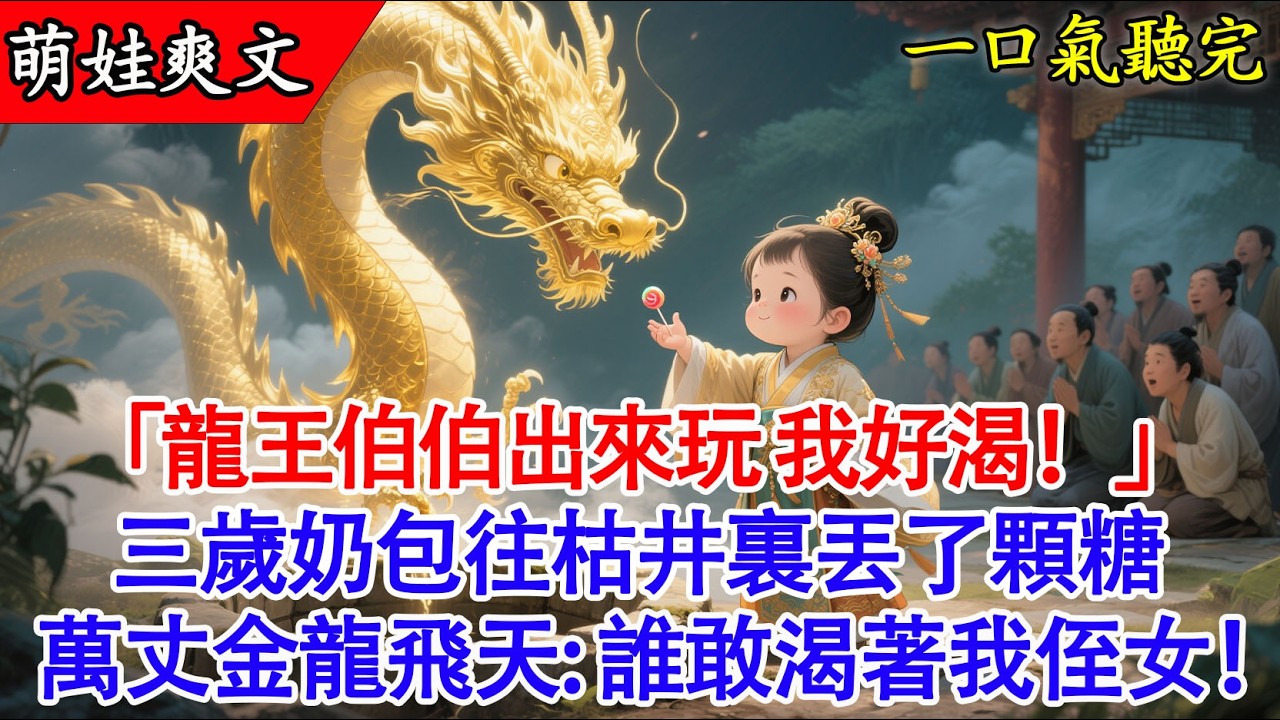 【完結小說】3歲萌娃被推入枯井獻祭，她不哭不鬧扔下一顆糖，竟召喚出萬丈金龍護體！🐉✨ 惡毒國師當場看傻眼！| 萌娃小福星神級打臉 #爽文 #有聲書 #萌娃 #萌寶 #小說 #原創