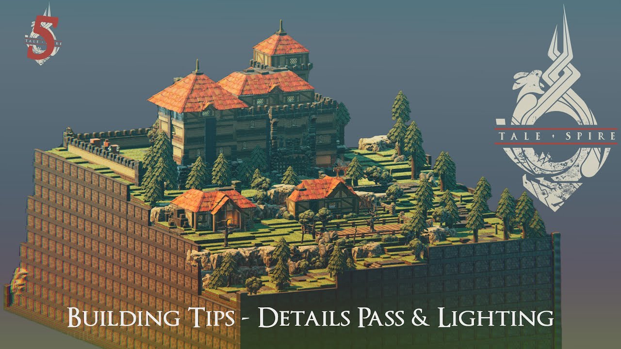 TaleSpire - Building Tips 5 - Details Pass & Lighting