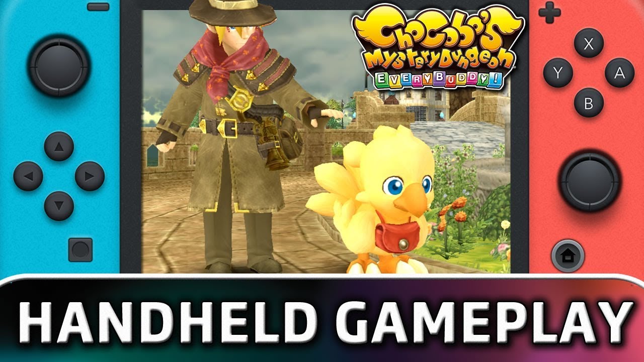 Chocobo's Mystery Dungeon EVERY BUDDY! | First 25 Minutes in Handheld MODE on Switch