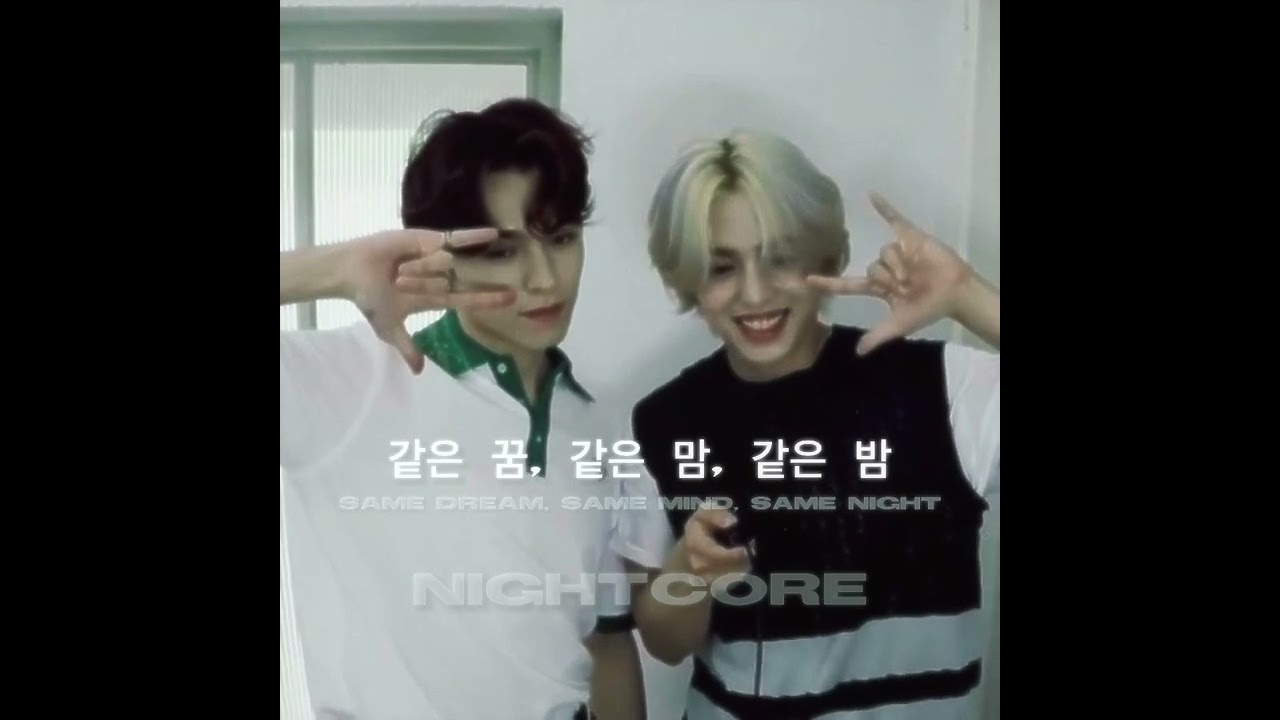 same dream, same mind, same night - seventeen (sped up!)