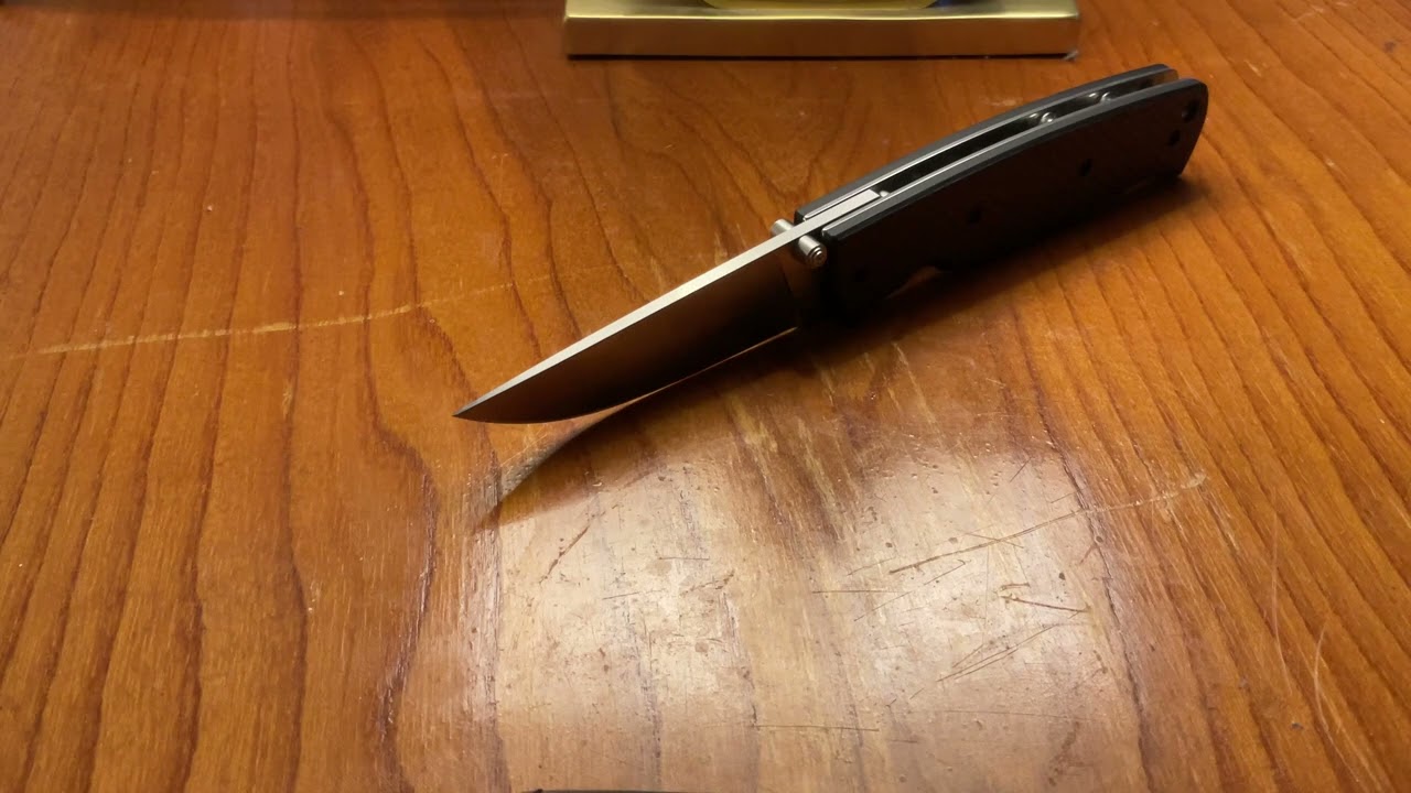 Awesome, robust Puukko style folder. Brisa Birk 70 in CPMs30v.
