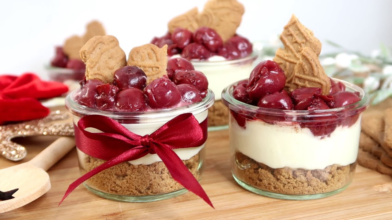 🌟Himmlisches WEIHNACHTSDESSERT IN NUR 10 MINUTEN 🌟Schichtdessert im Glas mit Spekulatius