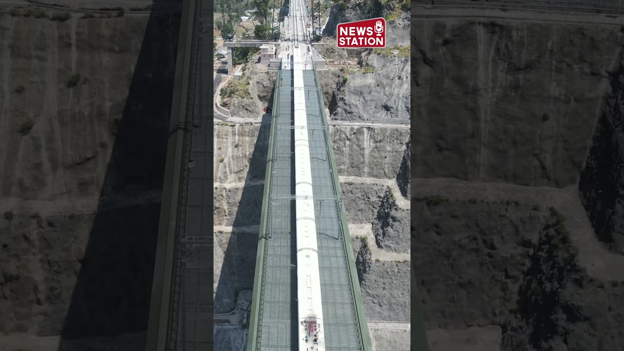 World's Highest Railway Arch Bridge Sees First Train, Project Challenges Persist | USBRL