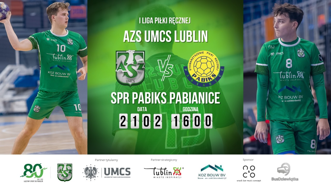 I Liga Piłki Ręcznej AZS UMCS Lublin vs SPR Pabiks Pabianice