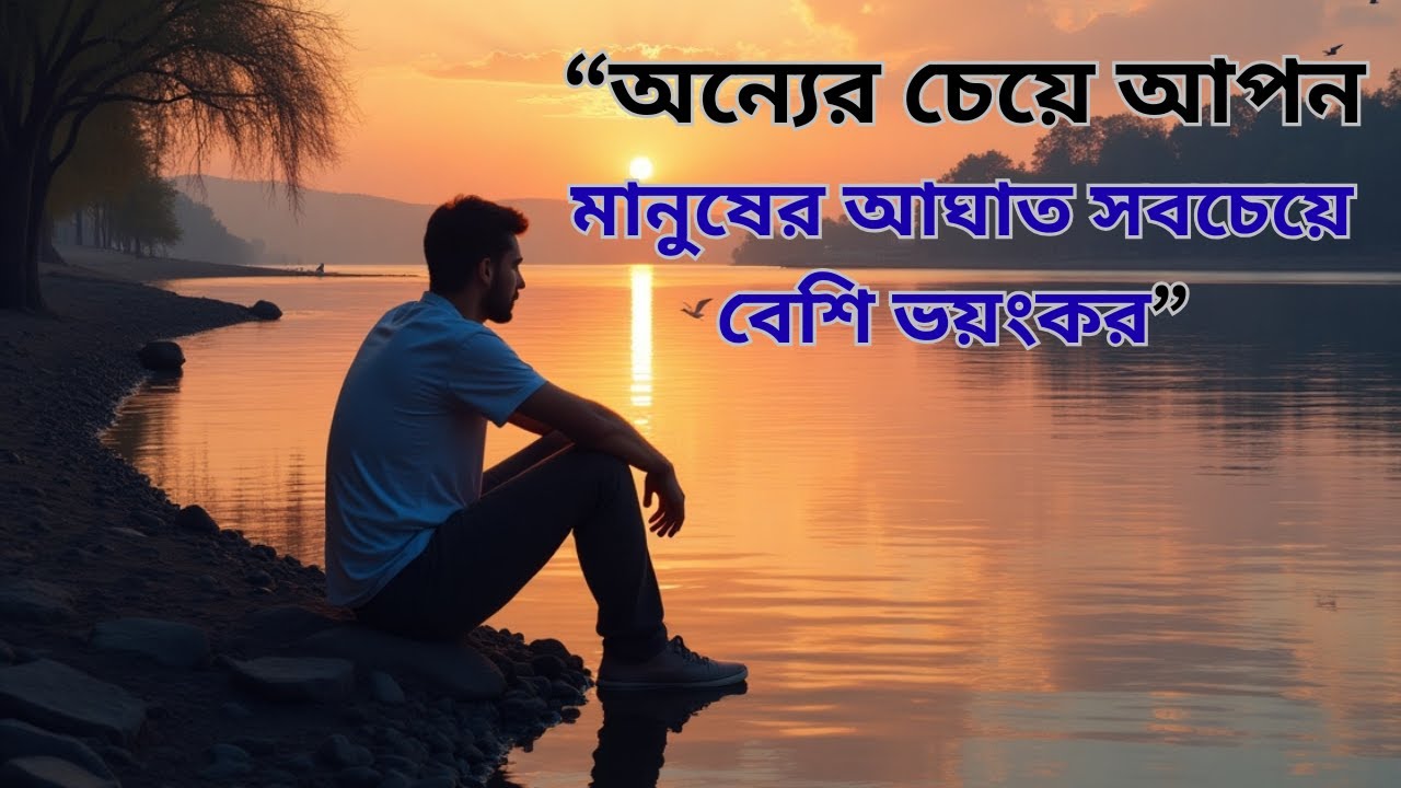 &ldquo;অন্যের চেয়ে আপন মানুষের আঘাত সবচেয়ে বেশি ভয়ংকর&rdquo;#motivation #motivationalspeech #lifelessons