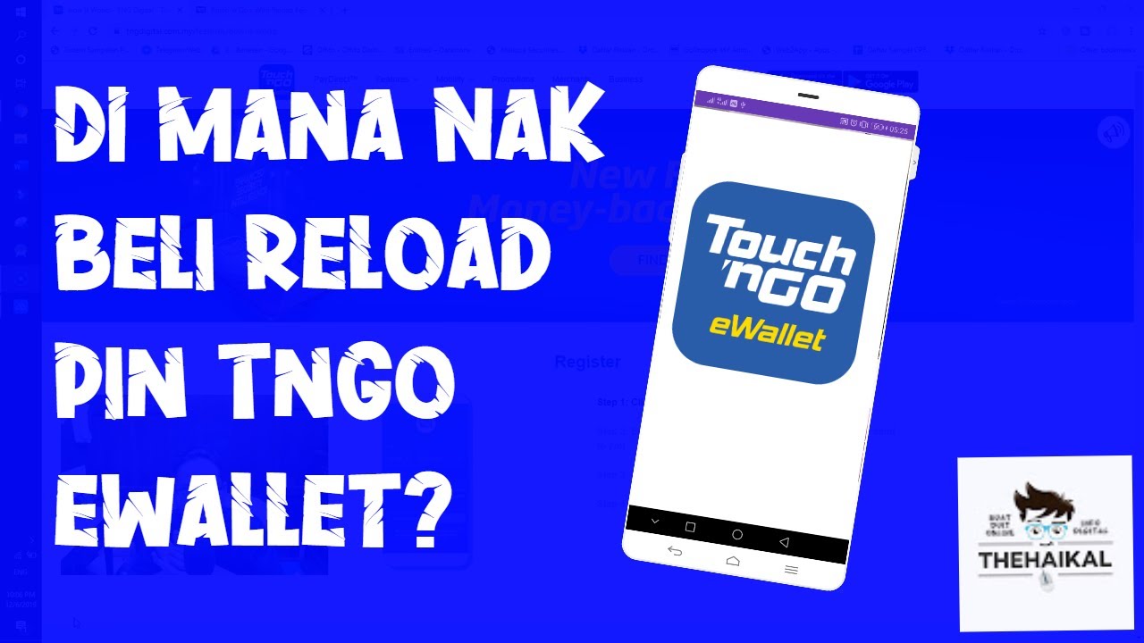 Where To Buy TnGo Ewallet Reload Pin? | Kat Mana Nak Beli Touch n Go ewllet Reload pin?