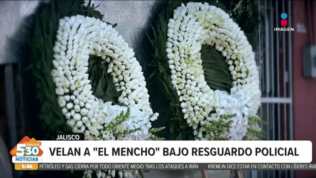 Velan a “El Mencho” bajo resguardo policial en funeraria de Guadalajara | Imagen Noticias 5:30