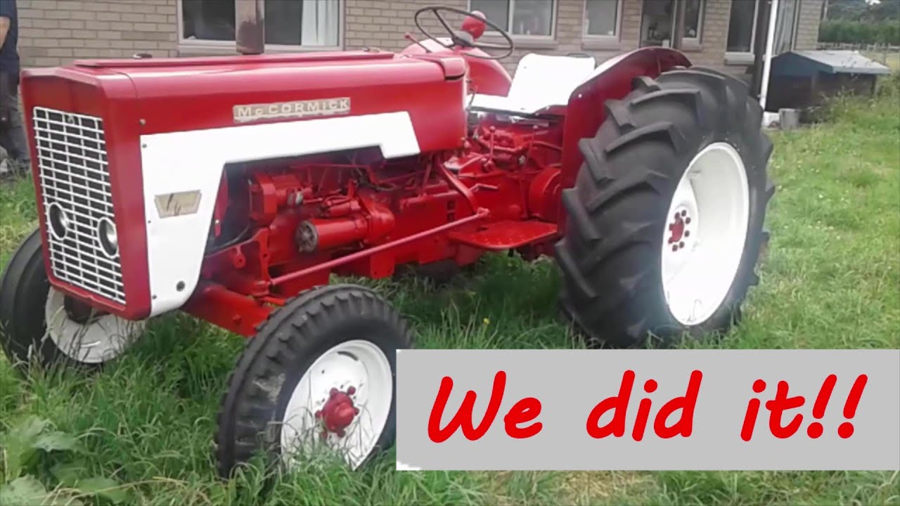 Tractor Restoration - Final Result!  McCormick 434 International Restoration
