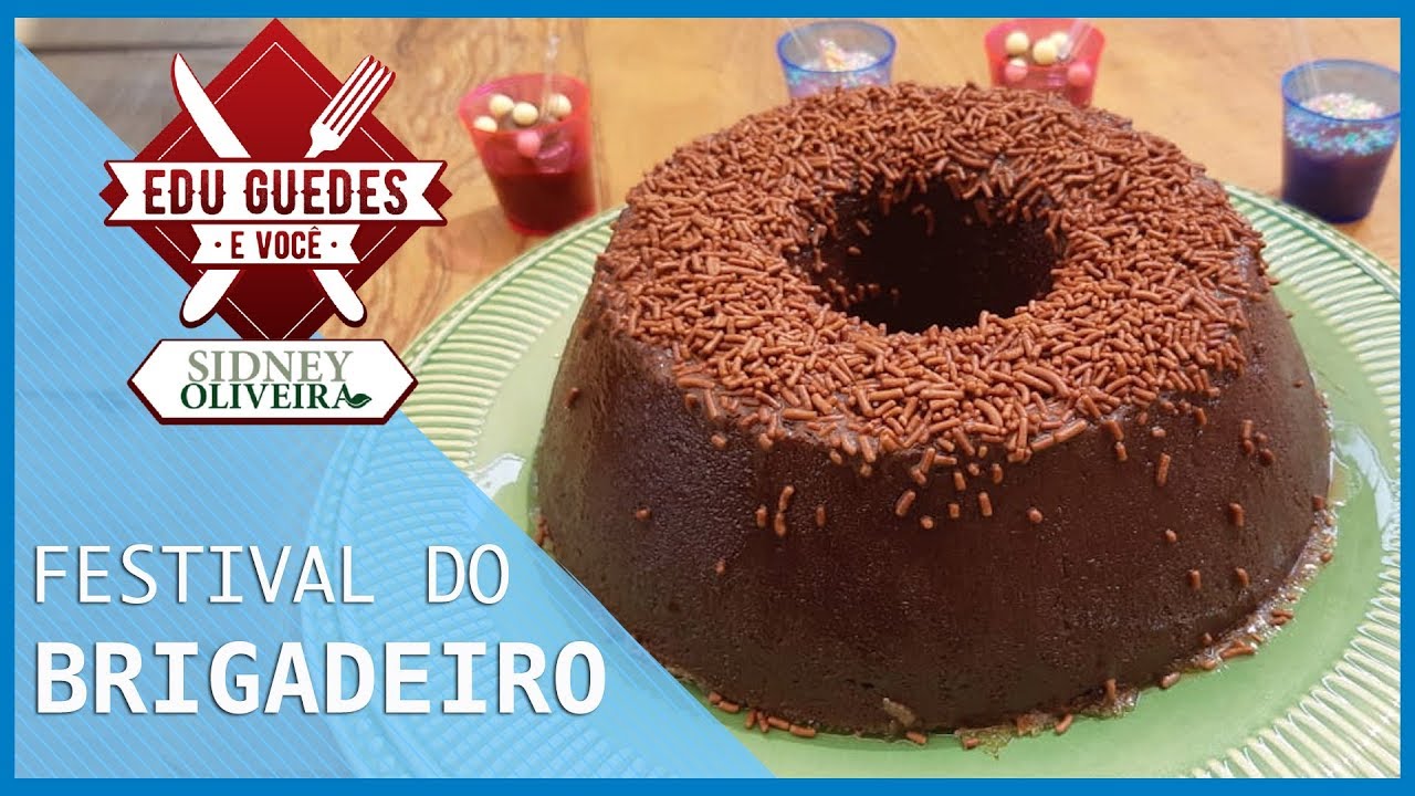 Edu Guedes ensina a fazer brigadeiros e bolo de brigadeirão