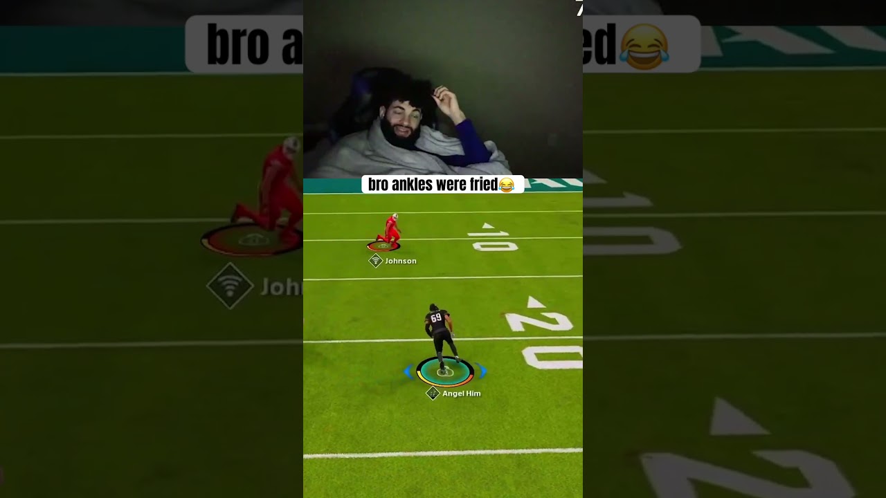 bro ankles were gone😭 @angelknowss  #princejmg #madden #viralshorts