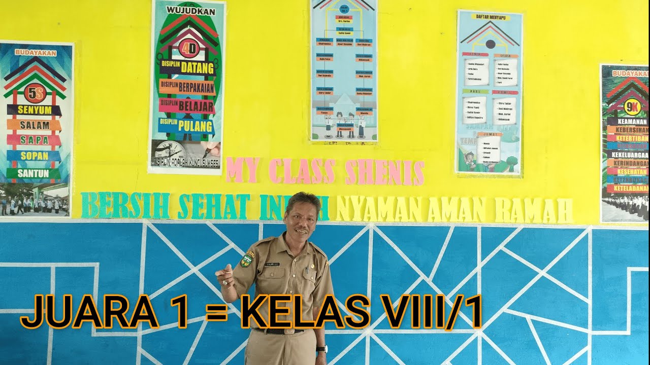 Juara 1 Lomba Kebersihan Antar Kelas || Kelas VIII.1 || SMP Negeri 1 Noling Tahun 2022