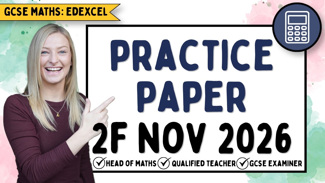 Прогнозируемая работа по математике GCSE: Edexcel Foundation Paper 2 — Калькулятор — 7 ноября 202...