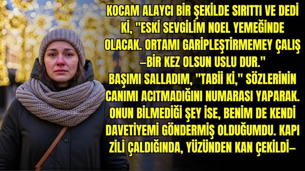 Kocam Eski Sevgilisinin Akşam Yemeğine Geleceğini Söyledi .Bunu Duyunca Bende ona Bir Davetiye ilett