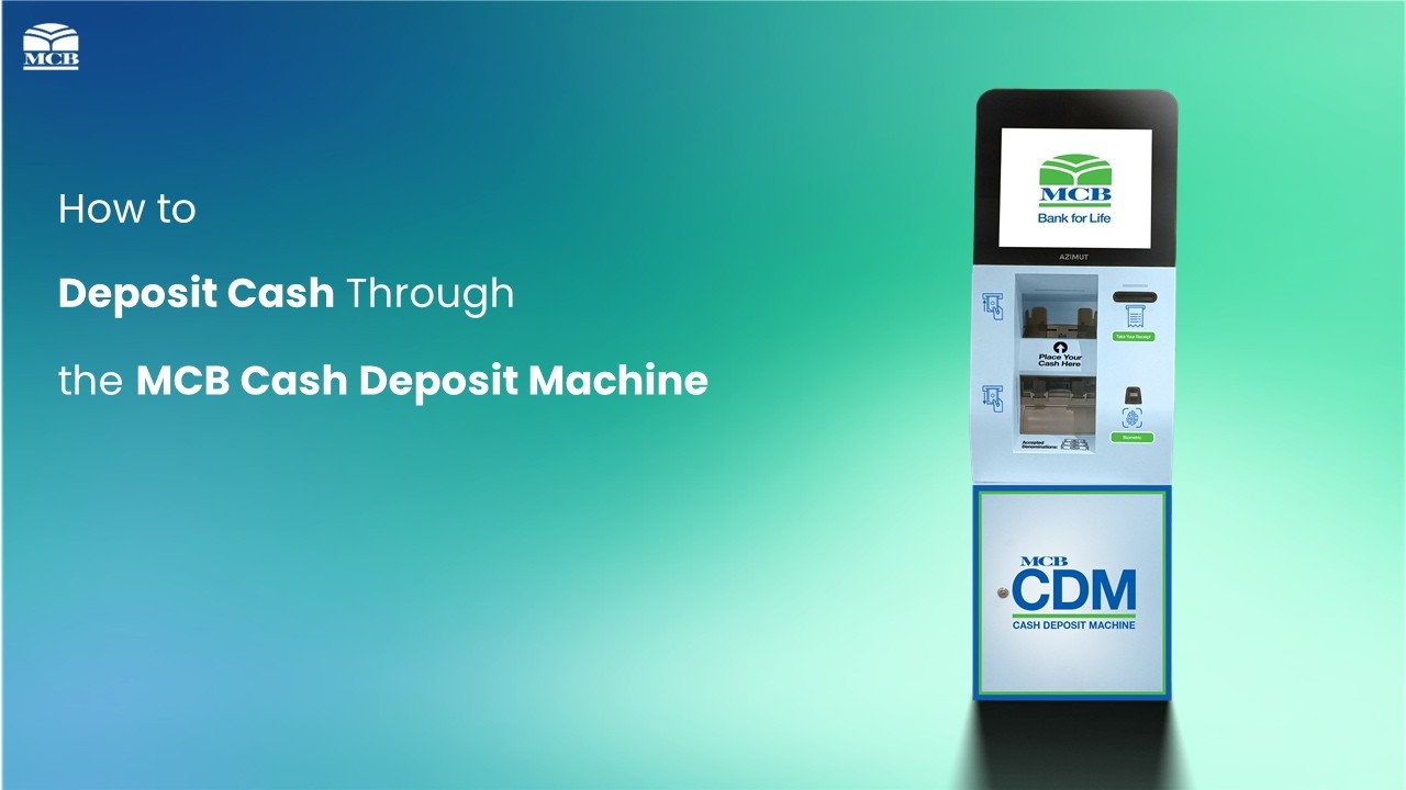 How To The Deposit Cash Through MCB Deposit Machine - Tutorial