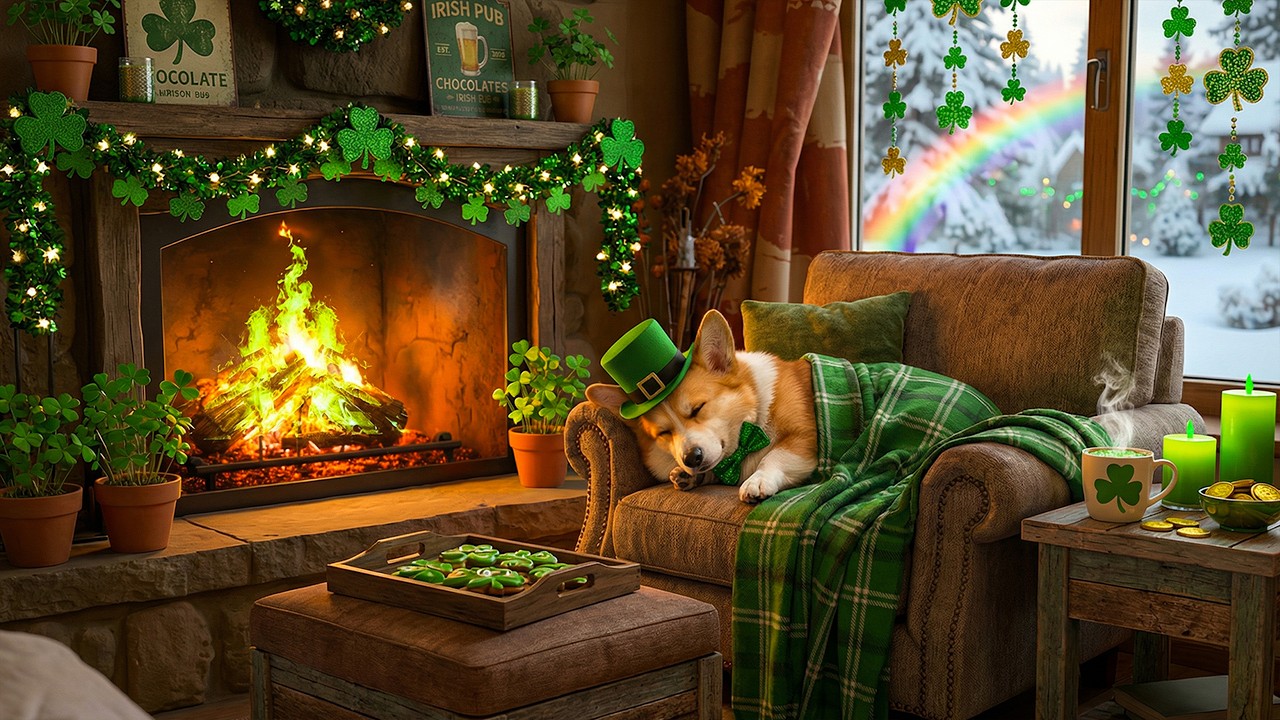 12 Hours St. Patrick’s Day Puppy Lullabies 🐶🍀Anti-Stress Melodies for Peaceful Dreams