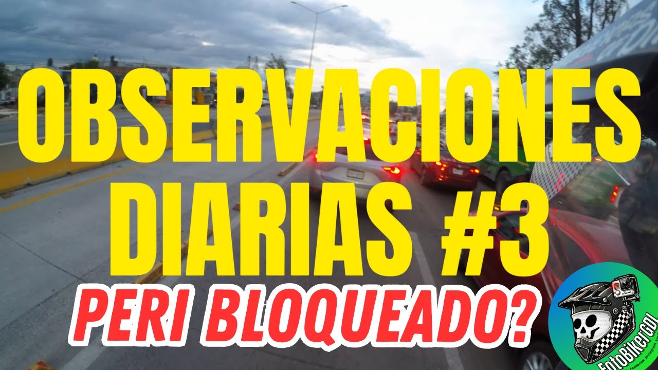 Por qué vienen en SENTIDO CONTRARIO? | OBSERVACIONES DIARIAS #3 FotoBikerGDL
