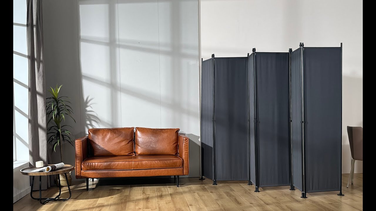 How to set up Mayoliah 6 panel folding privacy screen with small stable base