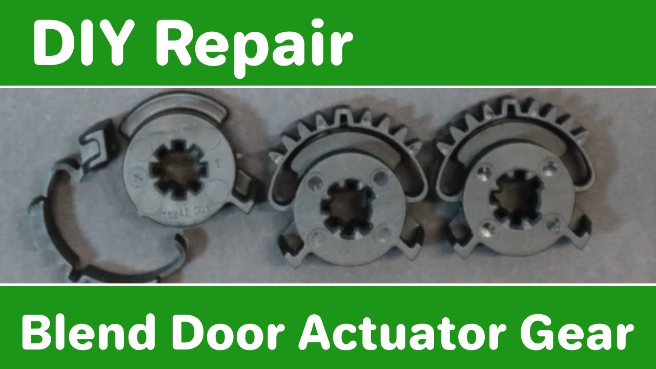 AC Repair for $11 - Blend Door Actuator Gear  (Jeep Grand Cherokee WK2)