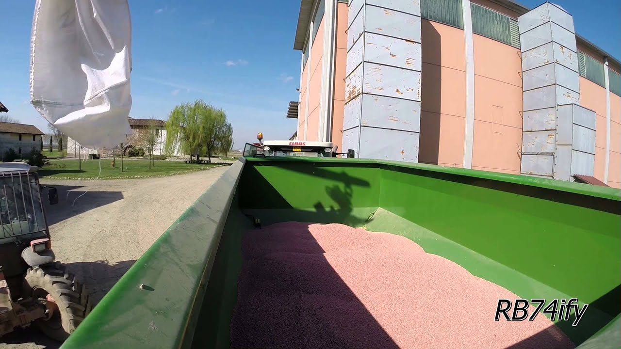 CLAAS Arion 630C Trimble EZ-Pilot & Amazone ZG-B 8200 Super - Fertilizing 2015