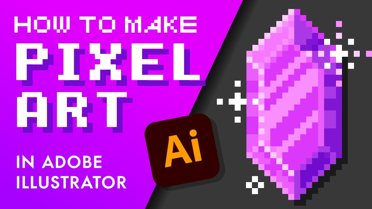 Учебник: Как создать пиксельную графику в Adobe Illustrator с помощью инструмента Live Paint
