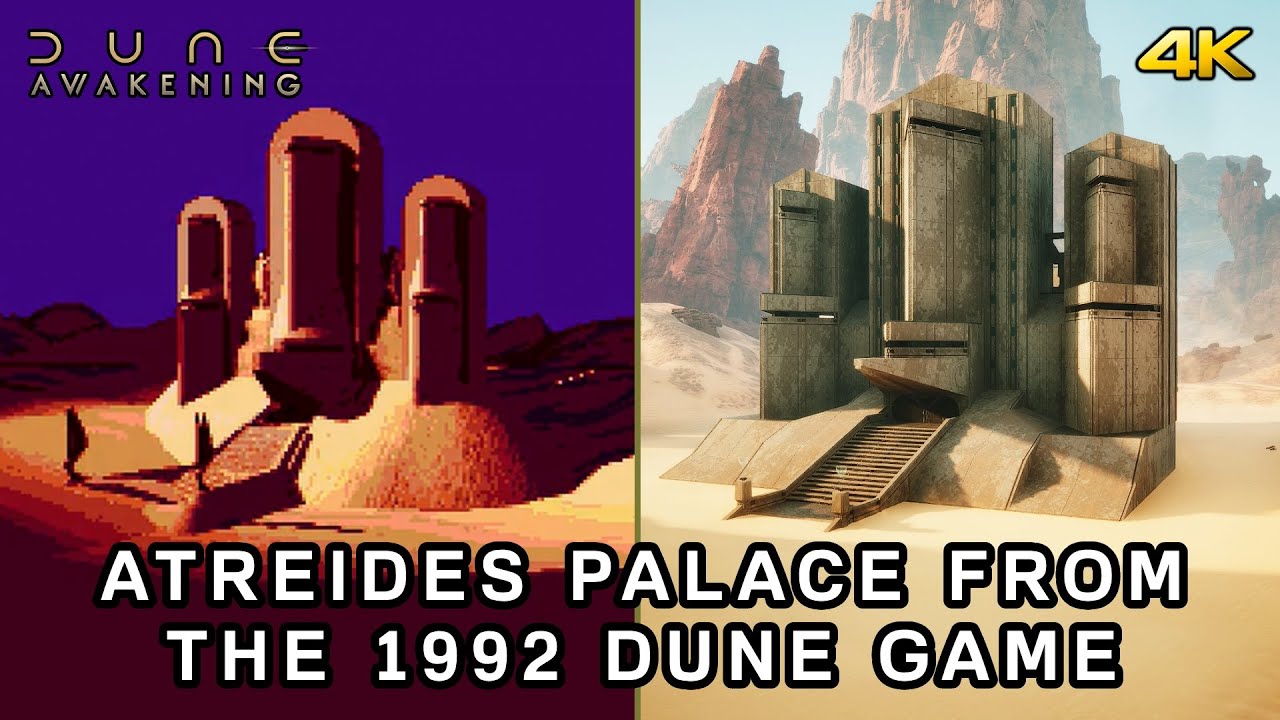 DUNE: AWAKENING | POST BASE BUILDING CONTEST - ARRAKEEN REALTORS: Atreides Palace DUNE 1992 GAME 4K